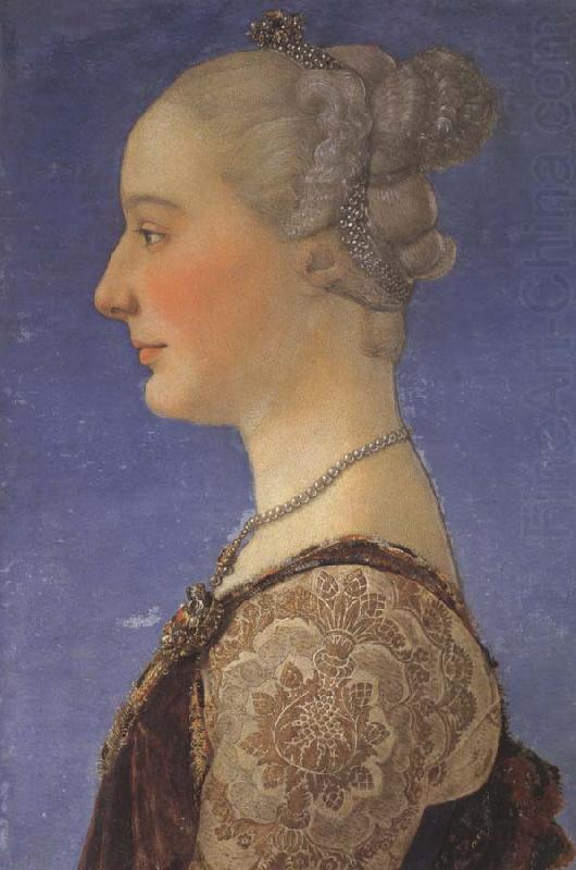 Female portrait, Piero pollaiolo